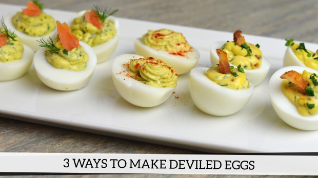 3 ways to make deviled eggs